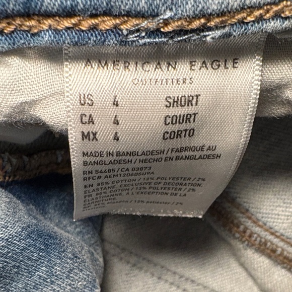 American Eagle Outfitters Women's Sky Blue High Rise Jeans - Picture 3 of 6